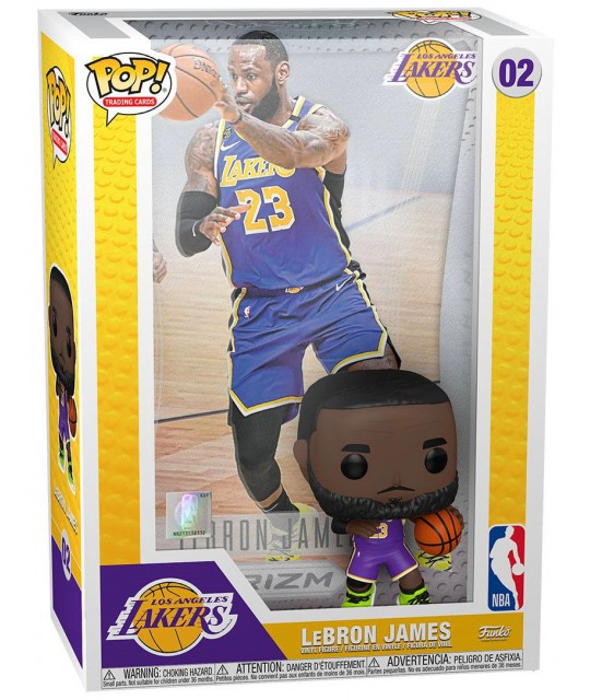 Funko POP! NBA Trading Cards PRIZM Lebron James (Los Angeles Lakers)